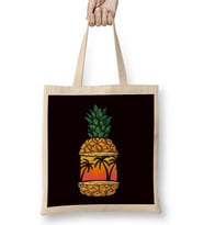 Pineapple Summer Vacation Travel Trip Vacation Hawaii Aloha Bez Çanta Uzun Saplı