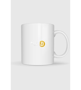 Bitcoin Plan B Cripto Tasarımlı Kupa Bardak