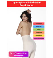 Premium Doğum Sezeryan Sonrası Vücut Kaymaz Silikonlu Toparlayıcı Selüllit Önleyici Paçalı Korse (Ten)