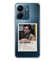 Xiaomi Redmi 13C Uyumlu Taxi Driver Poster Tasarımlı Şeffaf Telefon Kılıfı