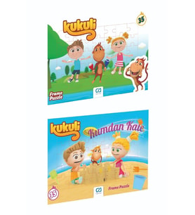 Ca Games Kukuli Frame Puzzle 35 Parça (Karışık Model 1 Adet)