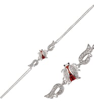 UĞUR BÖCEĞİ 925 AYAR GÜMÜŞ BİLEKLİK (Karışık)