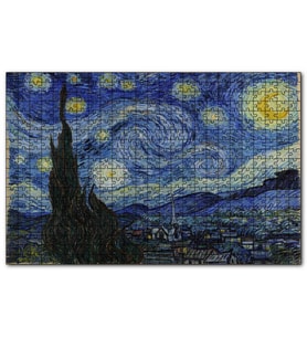 Cakapuzzle Vincent Van Gogh Deliliğin Kıyılar 120 Parça Puzzle Yapboz MDF(Ahşap)