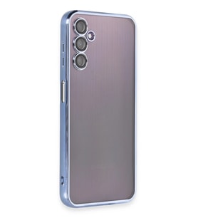 Galaxy A14 4G Kılıf Razer Lensli Silikon - Açık Mavi