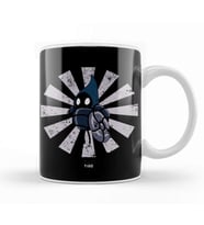 Tiso Retro Japanese Hollow Knight Kupa Bardak Porselen