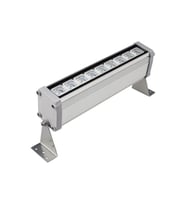 Sıva üstü Wallwasher lüks asil dekoratif ışık show gösteri aydınlatma dış duvar açık alan enerji tasarruflu tek renk Soğuk beyaz LED A-1003 30cm 9W