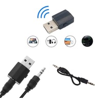 Hadron BT600 Aux Çıkışlı Bluetooh 5.0  Usb Alıcı Verici Dongle Adaptör 