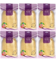 Derma Naturel Loofah Kabak Havlu Banyo Eldiveni (15*24CM) MS-11 (6 Lı Set)