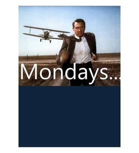 North By Northwest - Pazartesi Tablo Ahşap Poster Dekoratif