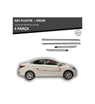 HYUNDAI ACCENT BLUE YAN KAPI KORUMA ÇITASI PLASTİK + KROM