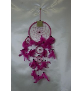 Dream Catcher Düş Kapanı Pembe 11 Cm