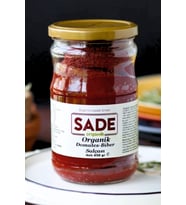 SADE ORGANİK DOMATES-BİBER SALÇASI 650 GR