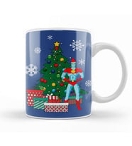 Captain Planet Around The Christmas Tree Kupa Bardak Porselen