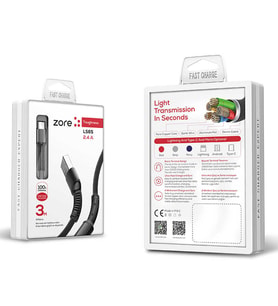 Zore LS65 Type-C Usb Kablo (Siyah)