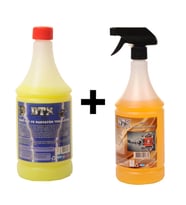 Ağır Yağ Sökücü Konsantre (1/5)  1 Litre & Susuz Motor Temizleyici 1 Litre