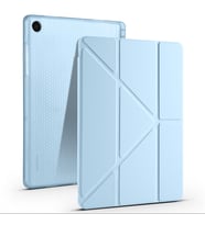 Samsung Galaxy Tab A11 Plus Uyumlu Kılıf Zore Tri Folding Kalem Bölmeli Standlı Kılıf