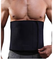 Unisex Orijinal Etkili Termal Bel Korse Kemeri (Siyah)