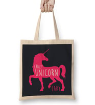 Crazy Unicorn Lady Bez Çanta Uzun Saplı
