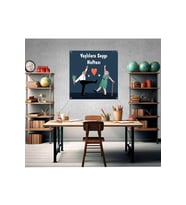 Yaşlılara Saygı Haftası TemalıFotoğraf Panosu Branda 100x100