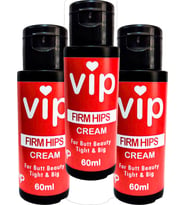 Vip Beautifull 3 Adet Buttcream Hem Kadın Hem Erkekler Için Kalçagüzelleştirici 60 ml