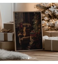 Rahat Vintage Noel Duvar Sanatı