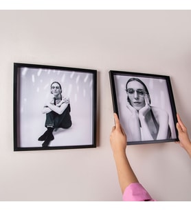 Yapışkanlı Sök Tak Kare Çerçeveler 30x30cm - 2'li paket, sevgiliye hediye, yıldönümü hediyesi, geçmiş olsun hediyesi, yeni iş hediyesi, anneye hediye, babaya hediye, resimli hediye