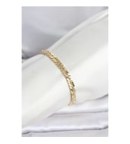 Mey İthalat® CM 14K Gold Renk Kalın Zincir Model Kadın Bileklik