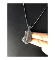 Gotik Tasarım Okside Erkek 925 Ayar Gümüş Kolye