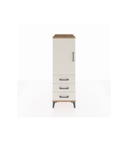 Kronos Dolap 2 Raflı 3 Çekmeceli Tek Kapaklı 44x59x134 Çam-Aytaşı