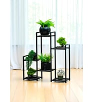 DEKORATİF METAL 6 RAFLI SAKSILIK KATLI DİKEY SAKSI STANDI ÇİÇEKLİK BAHÇE VE BALKON DEKORU GARDEN