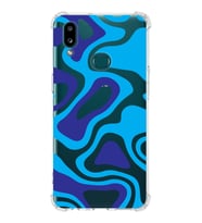 Samsung Galaxy A10s  Köşe Korumalı Antişok Kapak Renkli Desen Tasarımlı Şeffaf Silikon Kılıf