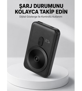 Lcd Ekranlı Type C Usb Çıkışlı Yeni Nesil