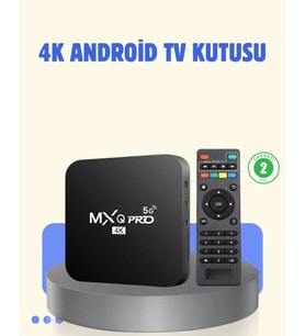 4K Android TV Box – 2GB RAM 16GB ROM, Hızlı Wi-Fi Bağlantılı Akıllı Medya Kutusu