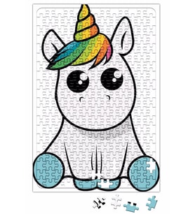 Bebek Unicorn Puzzle 240 Parça Yapboz