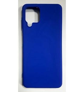 Samsung Galaxy M22 Ruber Case Yumuşak Slikon Kılıf (Mavi)