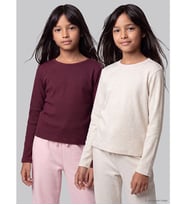LCW Kids Mürdüm Bisiklet Yaka Kız Çocuk Tişört 2'li