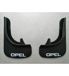 Opel Tüm Modellere Uygun Arka Paçalık Tozluk Çamurluk (Siyah - Beyaz)