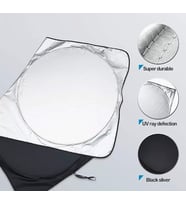 Katlanabilir Araba Ön Cam Güneşlik Metalize Isı Yalıtımlı Yazlık Araba Güneşliği - 150x70cm