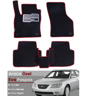 HYUNDAİ SONATA (2005-2010) Uyumlu EVA Paspas Tam Set–Araca Özel,Kolay Montaj,Su Geçirmez