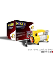 Niken Hava Kompresörü Sarı Metal Gövde 150 Psı (Karışık)