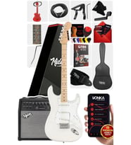 Midex RPH-30WH-50AMP Maple Klavye SSS 50W Amfili Elektro Gitar Seti