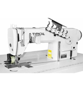 Typical GK-0056D-/P-4 3 İğne Zincir Dikiş D.Drive İğne Poz.Servo Motor Merdane Çekerli