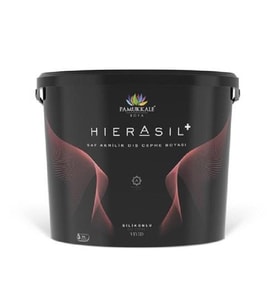 Pamukkale Hierasil %100 Saf Akrilik Silikonlu Dış Cephe Boyası 15 Lt Bayrak Kırmızı