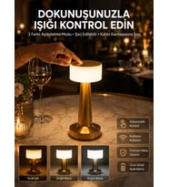 Dekoratif Masa Lambası Dokunmatik Renk Değiştirebilen Gece Lambası