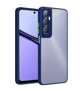 Realme C65 4G Uyumlu Kılıf Sert Silikon Kamera Korumalı Zore Hux Kapak