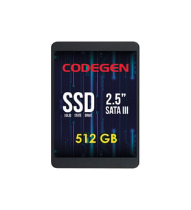 Codegen CDG-512GB-SSD25 512GB (500/450MB/s) 2.5" SATA SSD (Siyah)