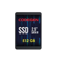 Codegen CDG-512GB-SSD25 512GB (500/450MB/s) 2.5" SATA SSD (Siyah)