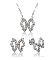 Gümüş Kelebek Bayan Set