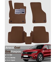 KİA SORENTO 7 KİŞİLİK (2015-2021) Uyumlu EVA Paspas Tam Set–Araca Özel,Kolay Montaj,Su Geçirmez