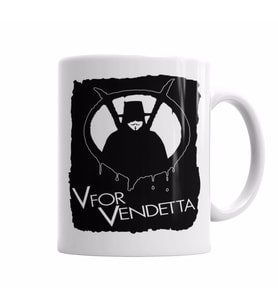 V FOR VENDETTA    Kupa Bardak Porselen